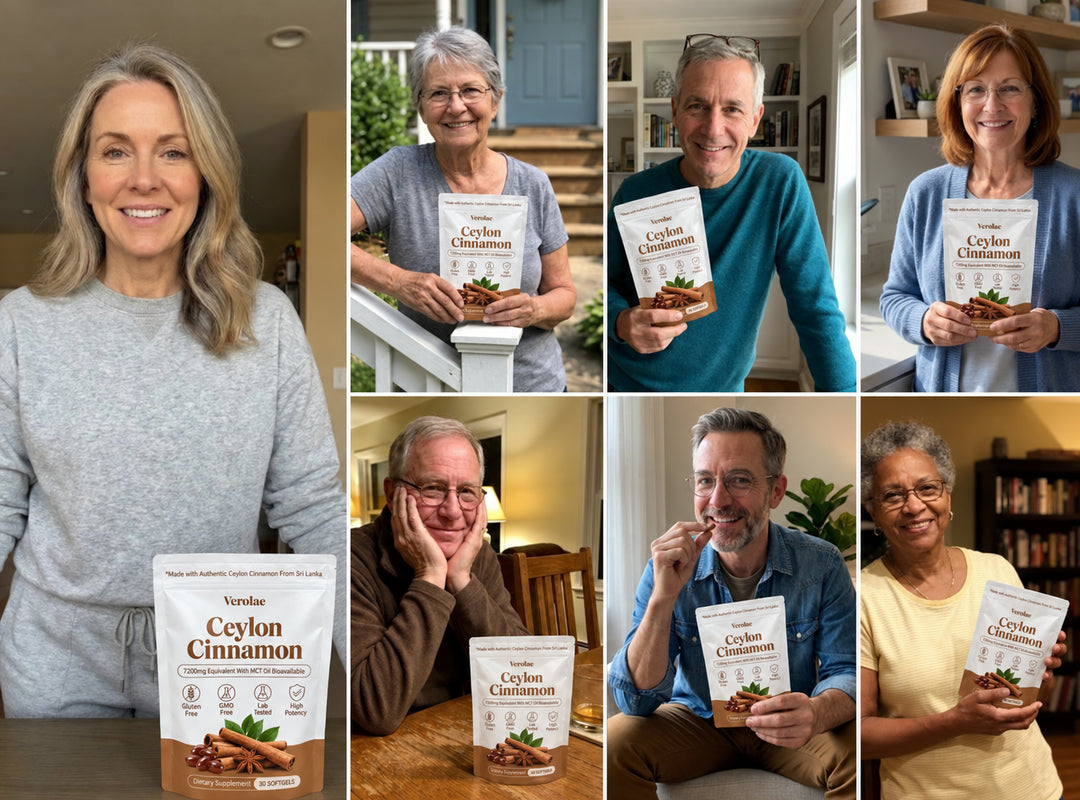 Collage of Verolae customer photos